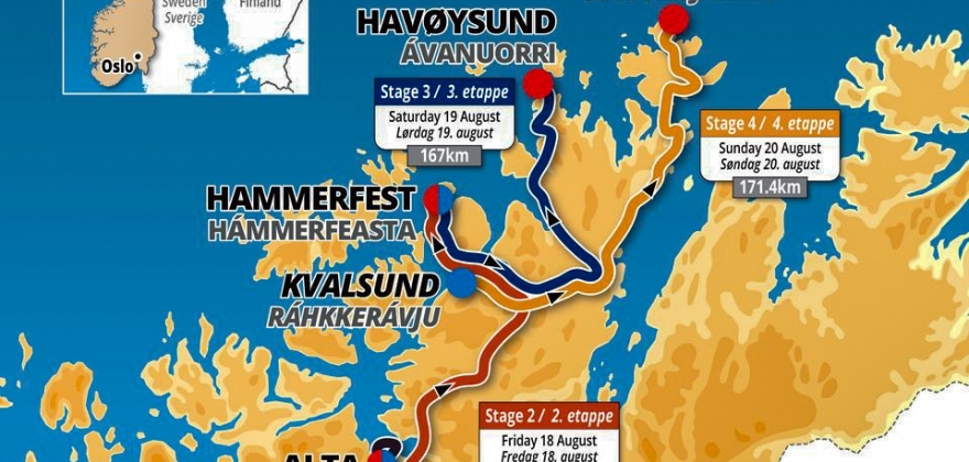 Vil synliggjøre Finnmark under Arctic Race of Norway Vil synliggjøre Finnmark under Arctic Race of Norway