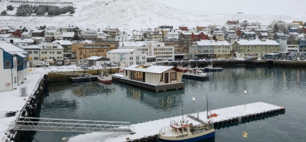 Vil bygge ut flytebrygge med badstue i Honningsvåg Vil bygge ut flytebrygge med badstue i Honningsvåg