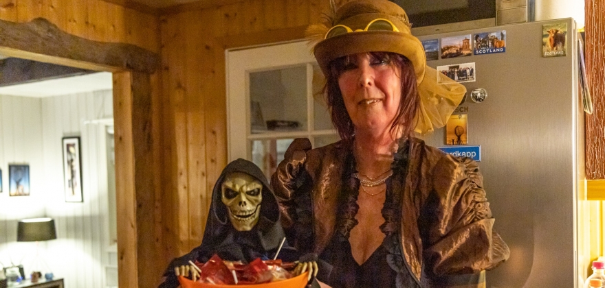 Halloween-hus i Kamøyvær Halloween-hus i Kamøyvær