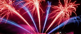 Fyrverkeri fredag klokken 19:45 Fyrverkeri fredag klokken 19:45