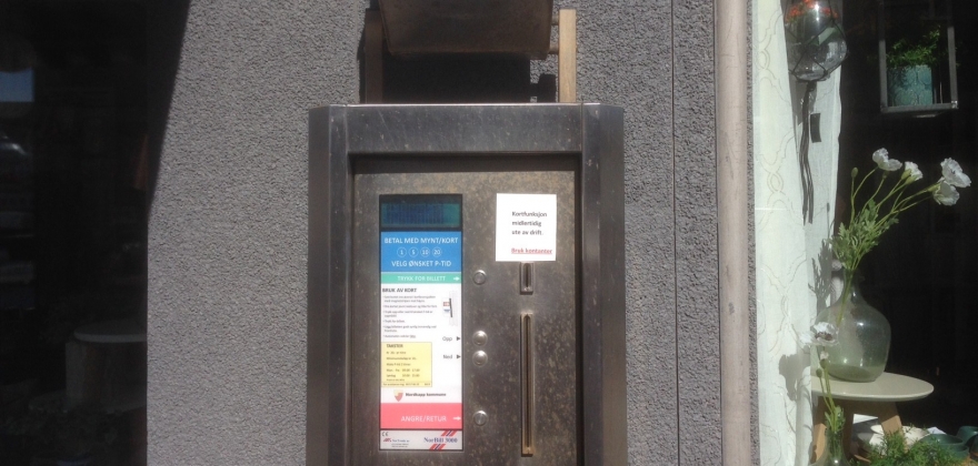 Nordkapp kommune oppdaterer parkeringsautomatene 