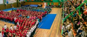 Cirka 500 gymnaster besøker Honningsvåg i helgen Cirka 500 gymnaster besøker Honningsvåg i helgen