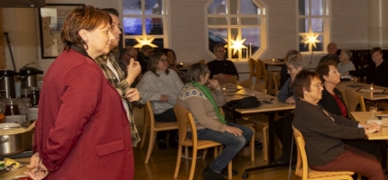 Gry Jørgensen er rørt av den enorme givergleden i Nordkapp Gry Jørgensen er rørt av den enorme givergleden i Nordkapp