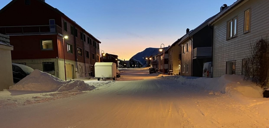Ny februar-rekord i Honningsvåg  Ny februar-rekord i Honningsvåg