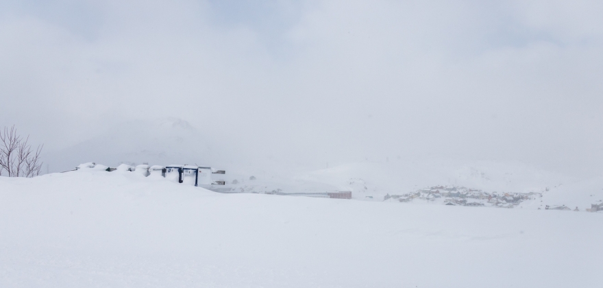 Vi snør ned – se bildene Vi snør ned – se bildene