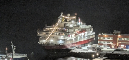 Richard With snur i Honningsvåg fjerde juledag Richard With snur i Honningsvåg fjerde juledag