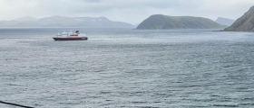 Polarlys seilte forbi Honningsvåg onsdag Polarlys seilte forbi Honningsvåg onsdag