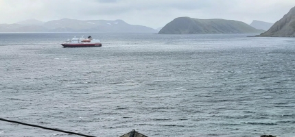 Polarlys seilte forbi Honningsvåg onsdag Polarlys seilte forbi Honningsvåg onsdag