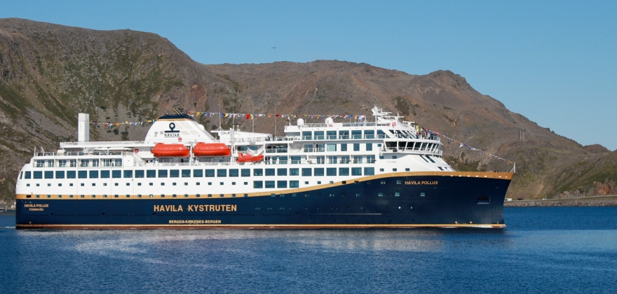 Havila Pollux snur i Tromsø Havila Pollux snur i Tromsø