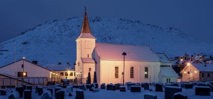 Fem julegudstjenester i Nordkapp Fem julegudstjenester i Nordkapp