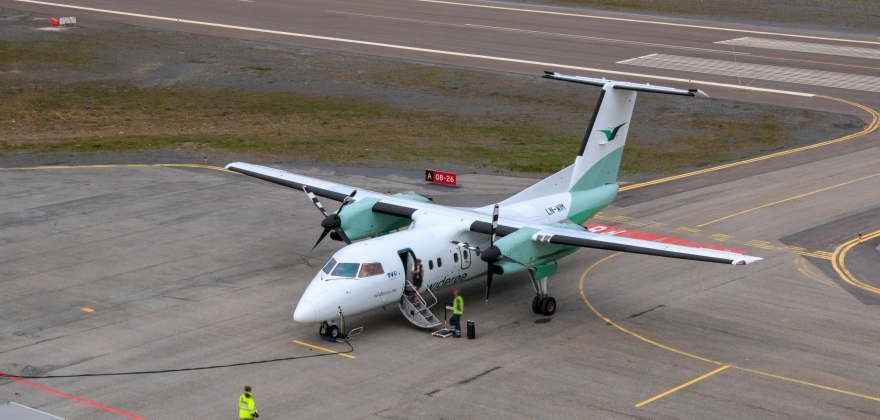Ingen flyskam i Honningsvåg Ingen flyskam i Honningsvåg