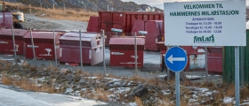 Hammernes stengt på grunn av sterk vind Hammernes stengt på grunn av sterk vind