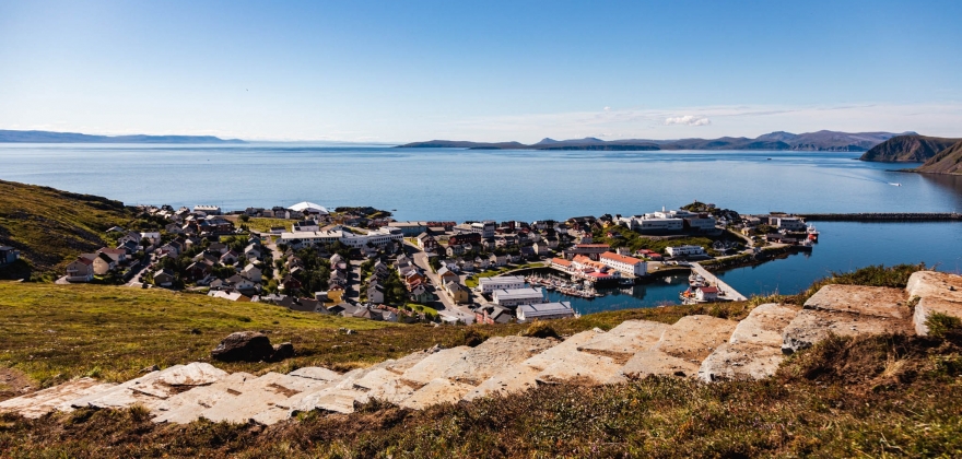 Stor trafikk i Nordkapptrappa  Stor trafikk i Nordkapptrappa