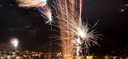 Salget av fyrverkeri starter Salget av fyrverkeri starter