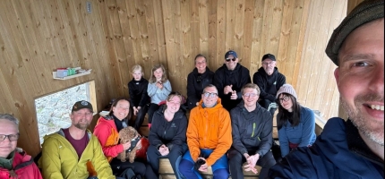 Ordføreren fikk følge opp Nordkapptrappa Ordføreren fikk følge opp Nordkapptrappa