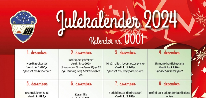 150 julekalendere igjen 150 julekalendere igjen