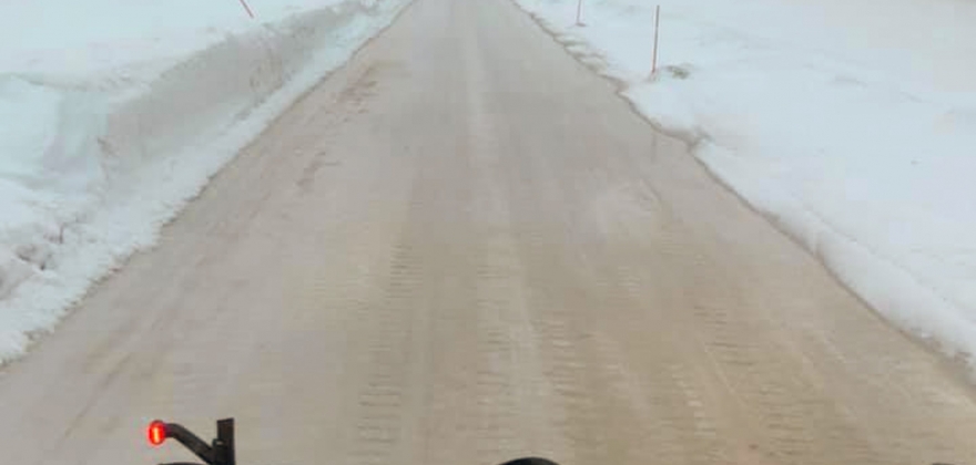 Advarer mot ferdsel på E69 Advarer mot ferdsel på E69