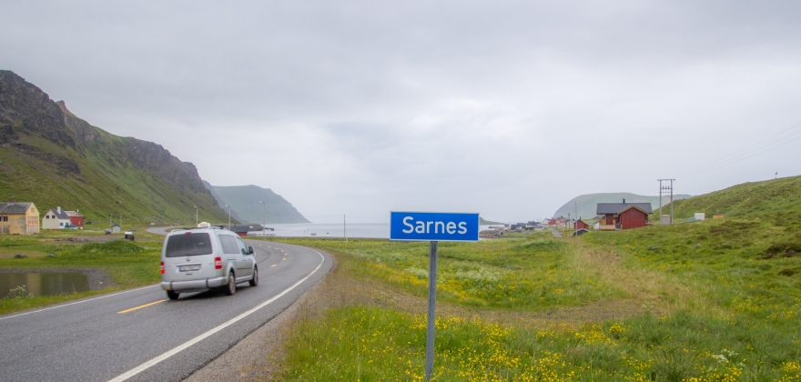 Fartskontroll på Sarnes  Fartskontroll på Sarnes