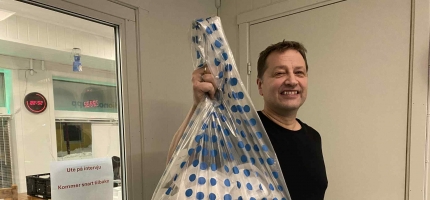 Nina Olsen vant fem tusen Nina Olsen vant fem tusen