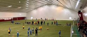 De yngste spilte fotball i Honningsvåg De yngste spilte fotball i Honningsvåg
