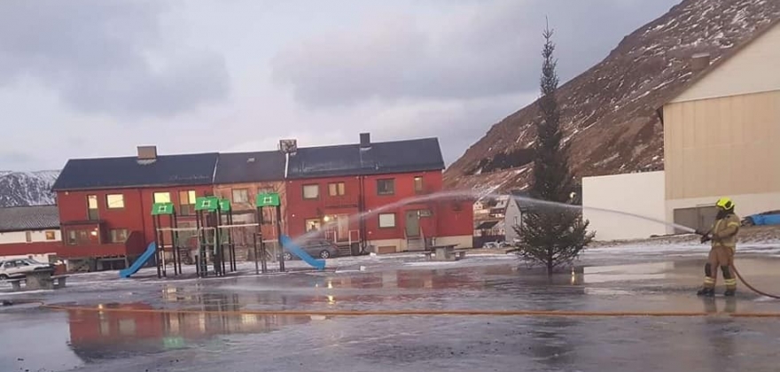 Honningsvåg har fått skøytebane Honningsvåg har fått skøytebane