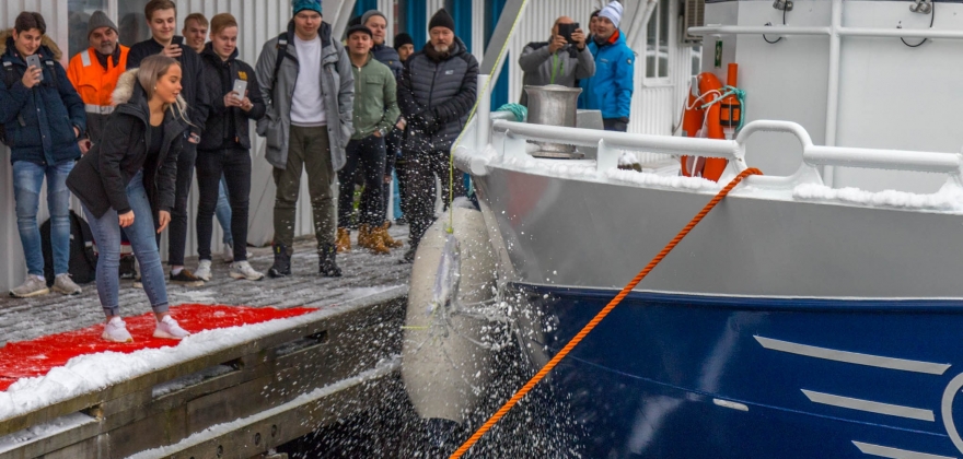 Lysholmen døpt i Honningsvåg Lysholmen døpt i Honningsvåg