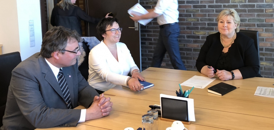 Skuffet etter møtet med statsministeren Skuffet etter møtet med statsministeren