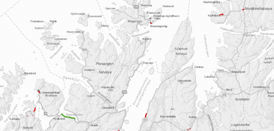 Asfaltering i Finnmark 