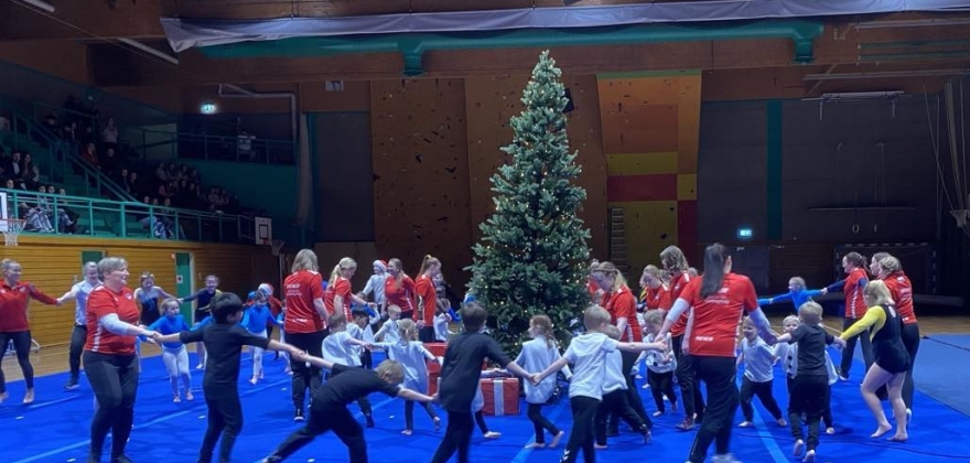 Gymnaster trakk fullt hus  Gymnaster trakk fullt hus