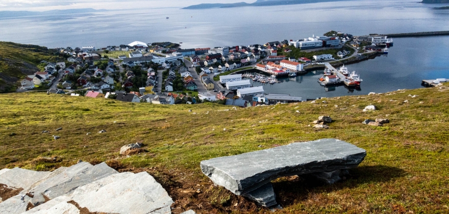 Helikopter på tur til Honningsvåg igjen  Helikopter på tur til Honningsvåg igjen