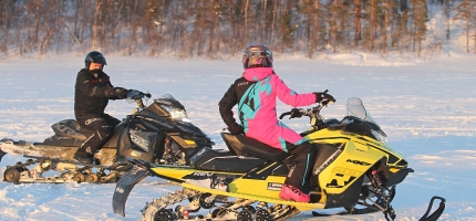 Har åpnet snøskuterløyper Har åpnet snøskuterløyper