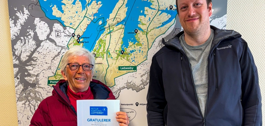 Vant 10 000 kroner på kildesortering Vant 10 000 kroner på kildesortering