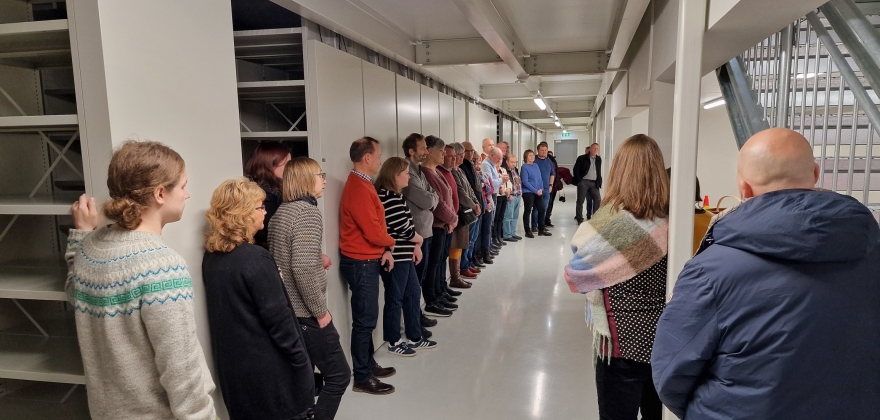 Åpnet nytt arkivdepot Åpnet nytt arkivdepot