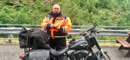 Ole Håvard Olsen gleder seg til å ta imot Harley Owners Group Ole Håvard Olsen gleder seg til å ta imot Harley Owners Group