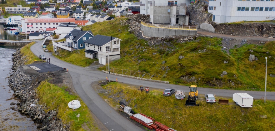 Starter gravearbeid i Fiskergata Starter gravearbeid i Fiskergata