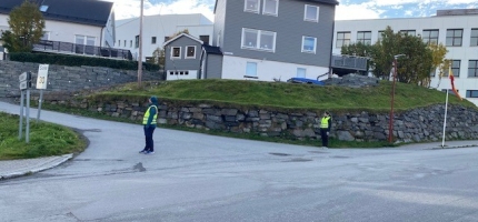 Trafikksikkerhet viktigst under Skolejoggen Trafikksikkerhet viktigst under Skolejoggen
