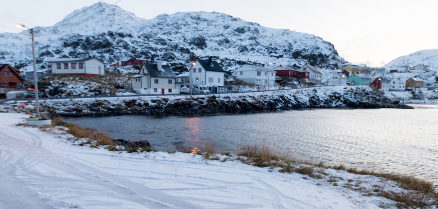 Ny fiskerihavn i Kamøyvær Ny fiskerihavn i Kamøyvær