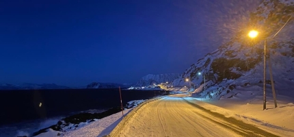 Politiet mener mann satte seg selv i fare mellom Honningsvåg og Nordvågen Politiet mener mann satte seg selv i fare mellom Honningsvåg og Nordvågen