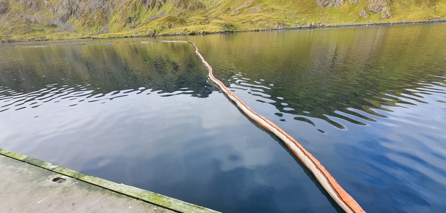 Film fra akuttforurensning i Kamøyvær Film fra akuttforurensning i Kamøyvær