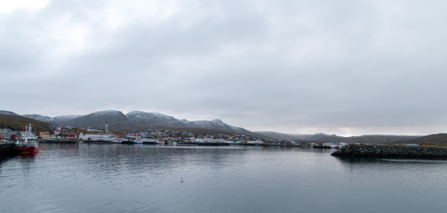 Skarpe kanter p veger i Mehamn 