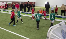 Fotballglede for de yngste i flerbrukshallen Fotballglede for de yngste i flerbrukshallen
