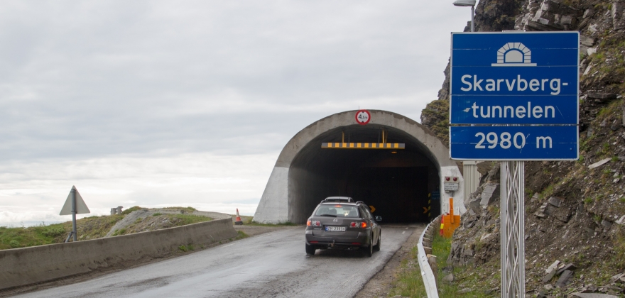 Skarvbergtunnelen pnet for trafikk