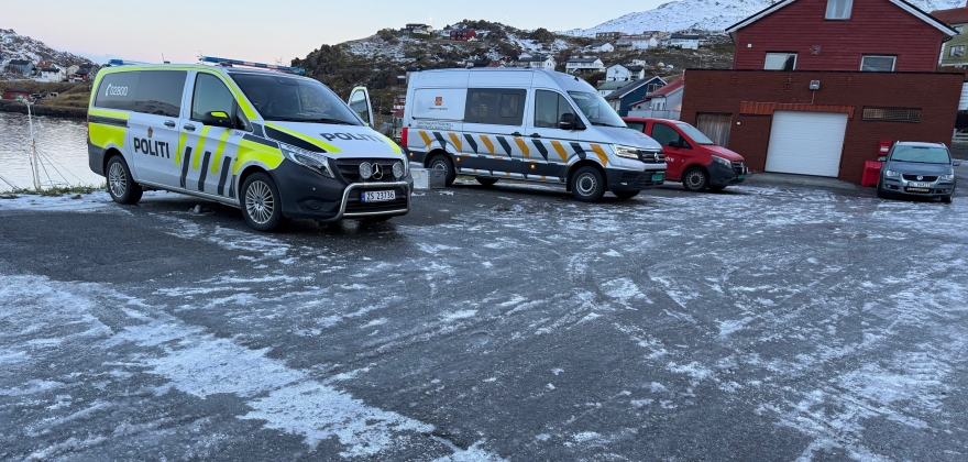 Statens vegvesen gjennomførte kontroll i Honningsvåg  Statens vegvesen gjennomførte kontroll i Honningsvåg