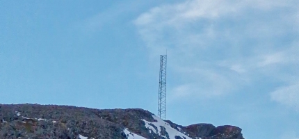 Mobildekning langs vegen til Gjesvær Mobildekning langs vegen til Gjesvær