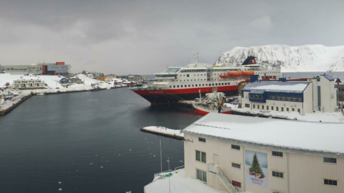 fra taket til adm,bygg kraftlaget